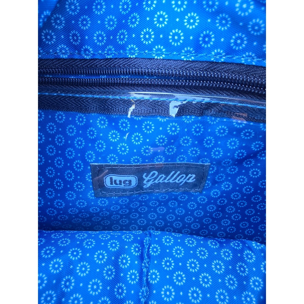 Lug Gallop Crossbody Shoulder Bag Navy Blue Quilted Messenger Travel Bag - Picture 2 of 10